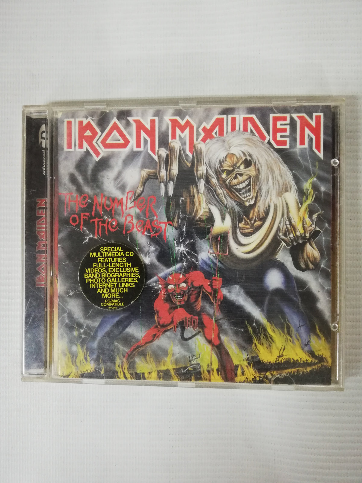 CD IRON MAIDEN - THE NUMBER OF THE BEAST