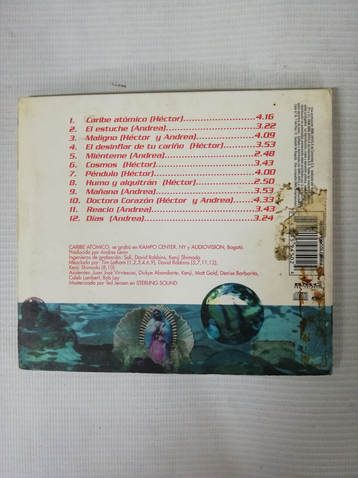 CD ATERCIOPELADOS - CARIBE ATÓMICO