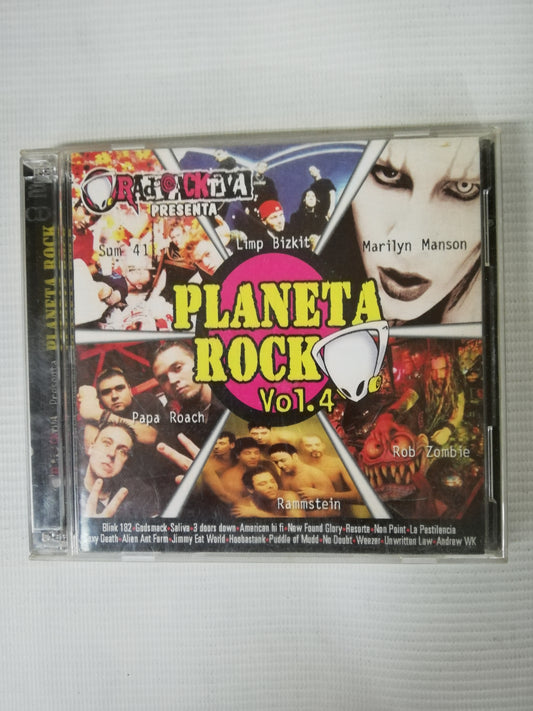 CD PLANETA ROCK VOL. 4 - ROCK COMPILATION - CD X 2