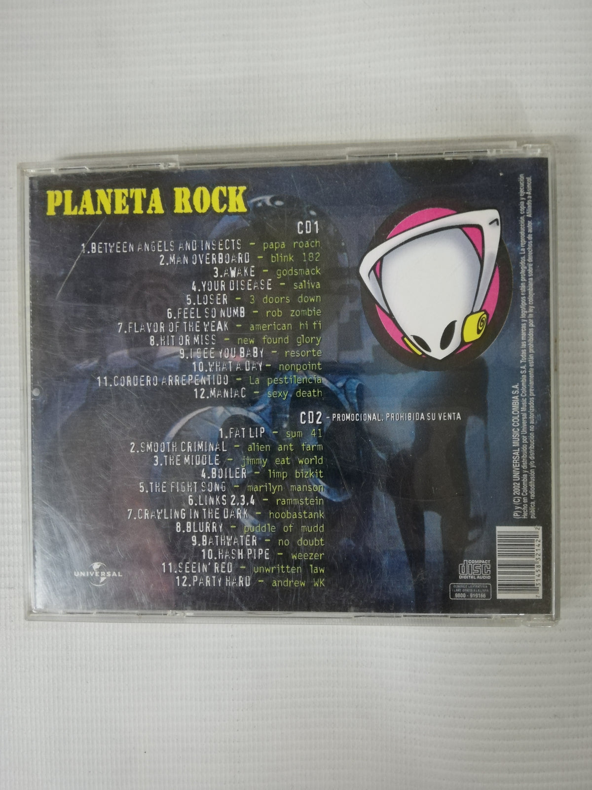 CD PLANETA ROCK VOL. 4 - ROCK COMPILATION - CD X 2