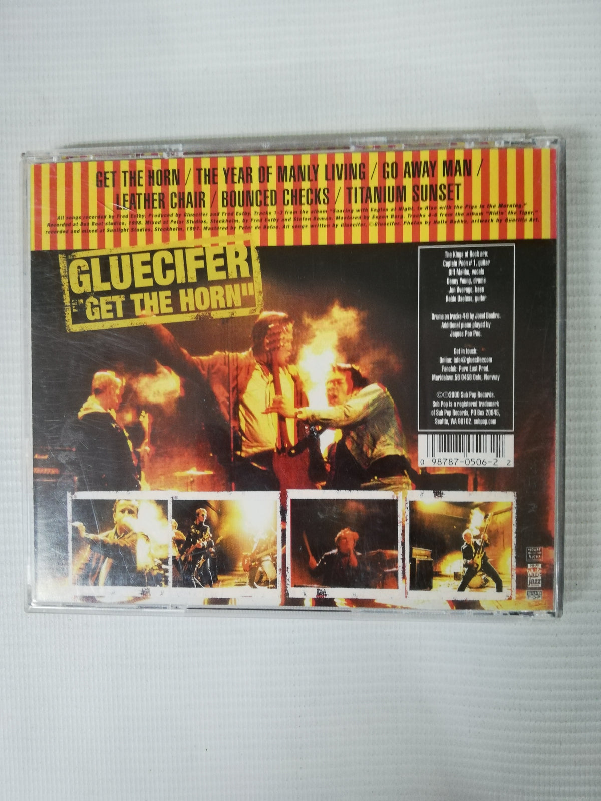 CD GLUECIFER - GET THE HORN