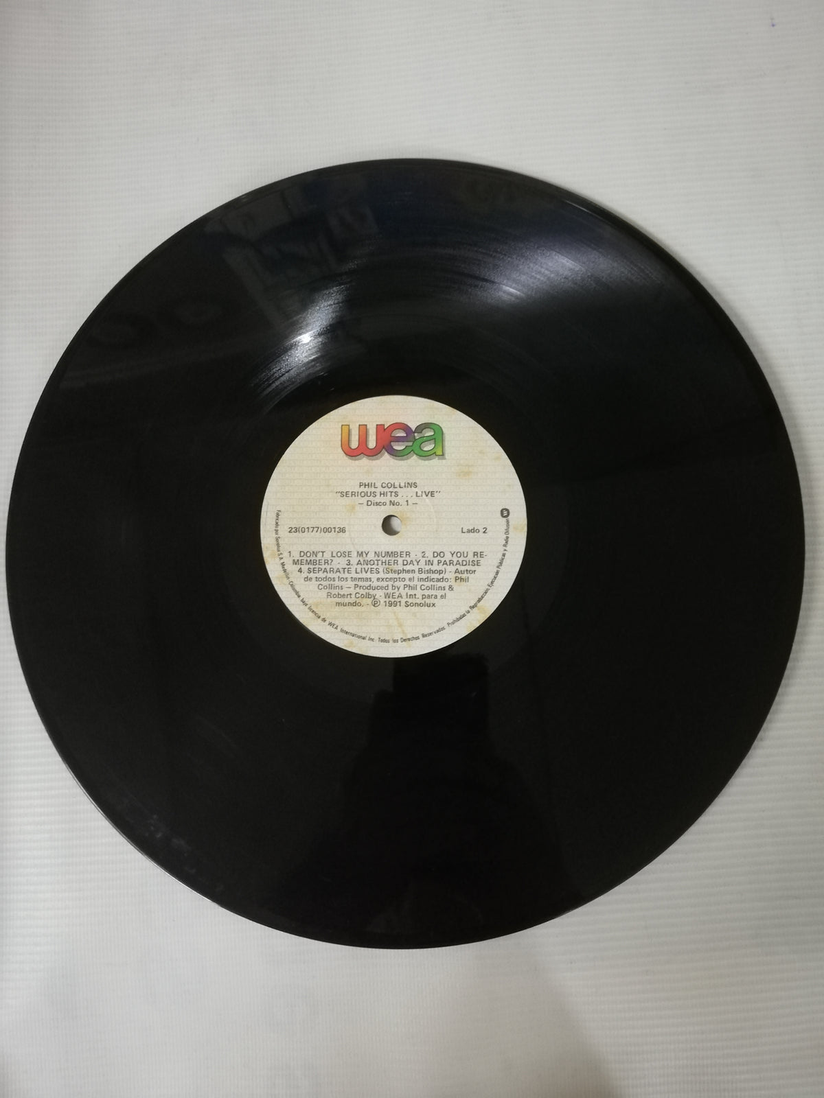LP PHIL COLLINS - SERIOUS HITS...LIVE! - VINYL X 2