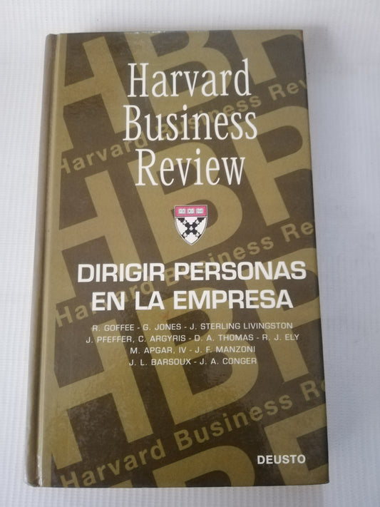 DIRIGIR PERSONAS EN LA EMPRESA - AUTORES VARIOS