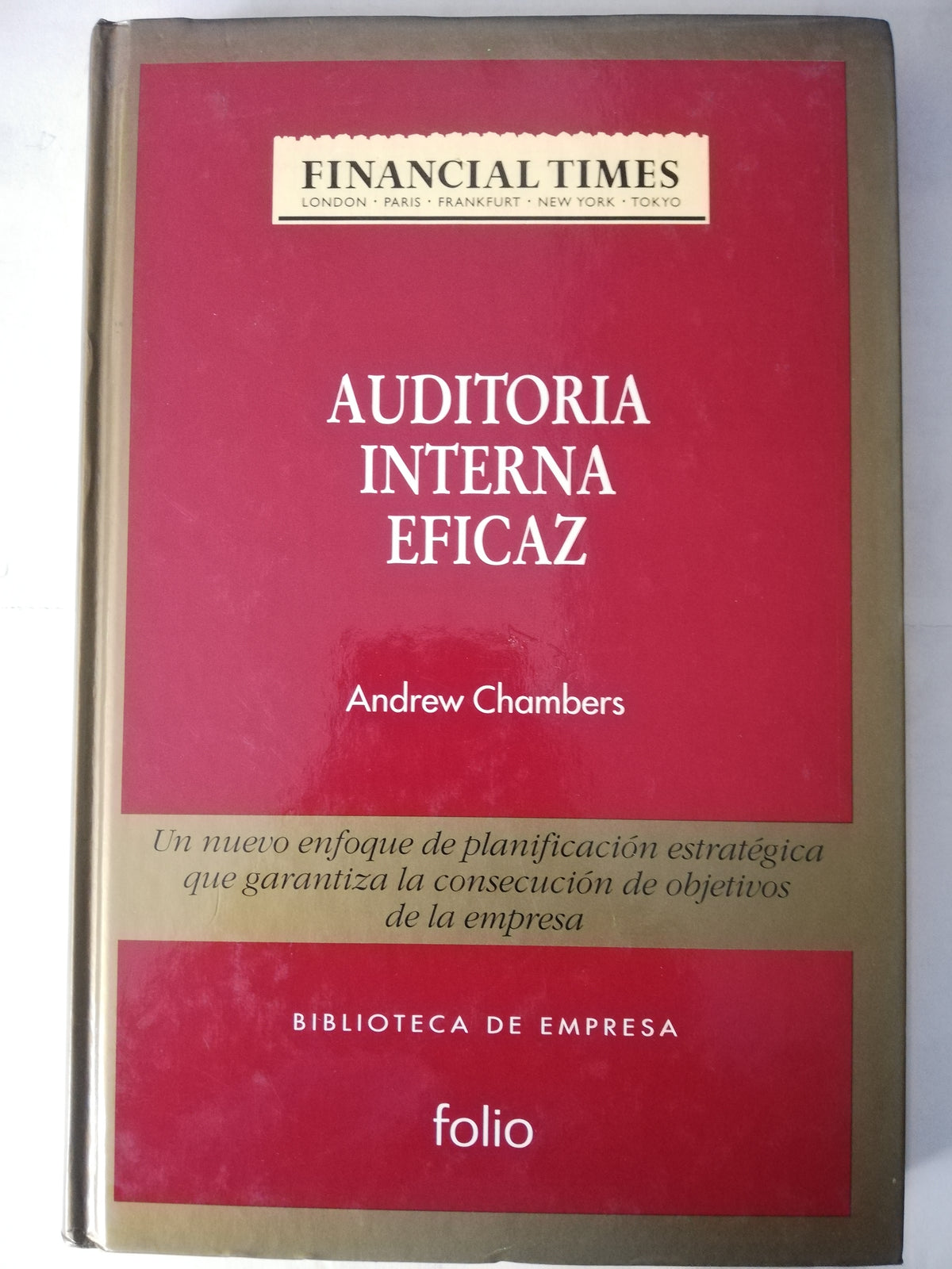 AUDITORIA INTERNA EFICAZ  -  ANDREW CHAMBERS