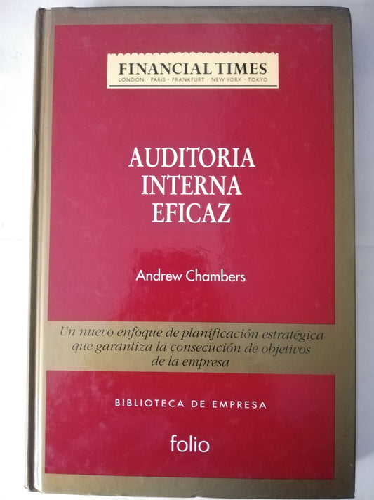 AUDITORIA INTERNA EFICAZ  -  ANDREW CHAMBERS