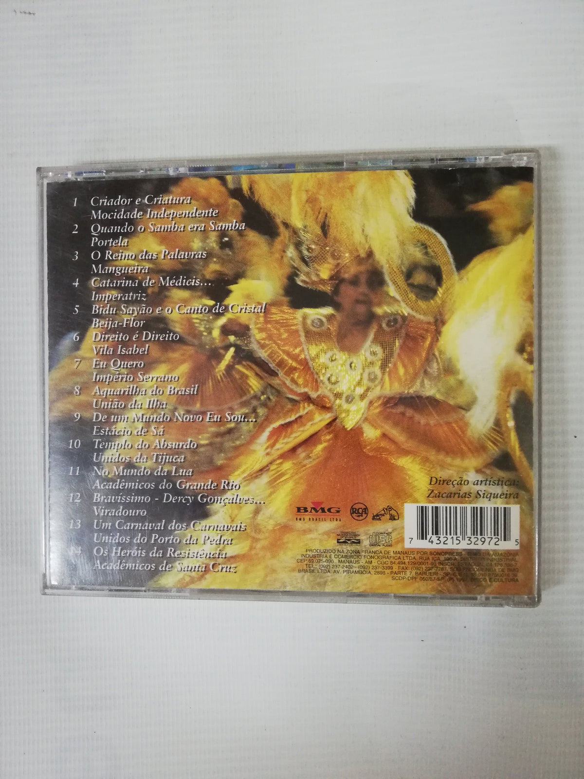 CD SAMBA DE ENREDO INESQUECÍVEIS - VARIOS INTÉRPRETES