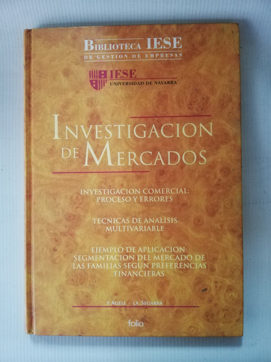 INVESTIGACION DE MERCADOS - P.AGELL J.A. SEGARRA