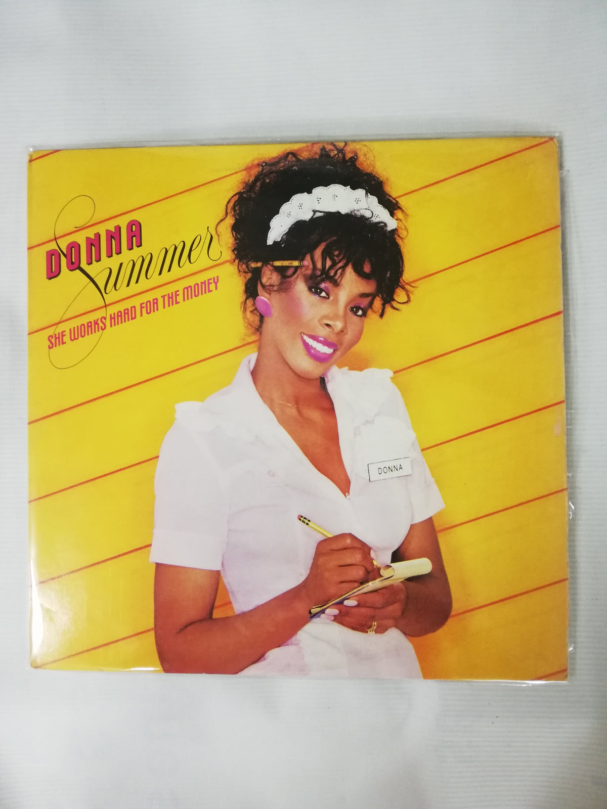 LP DONNA SUMMER - SHE WORKS HARD FOR MONEY
