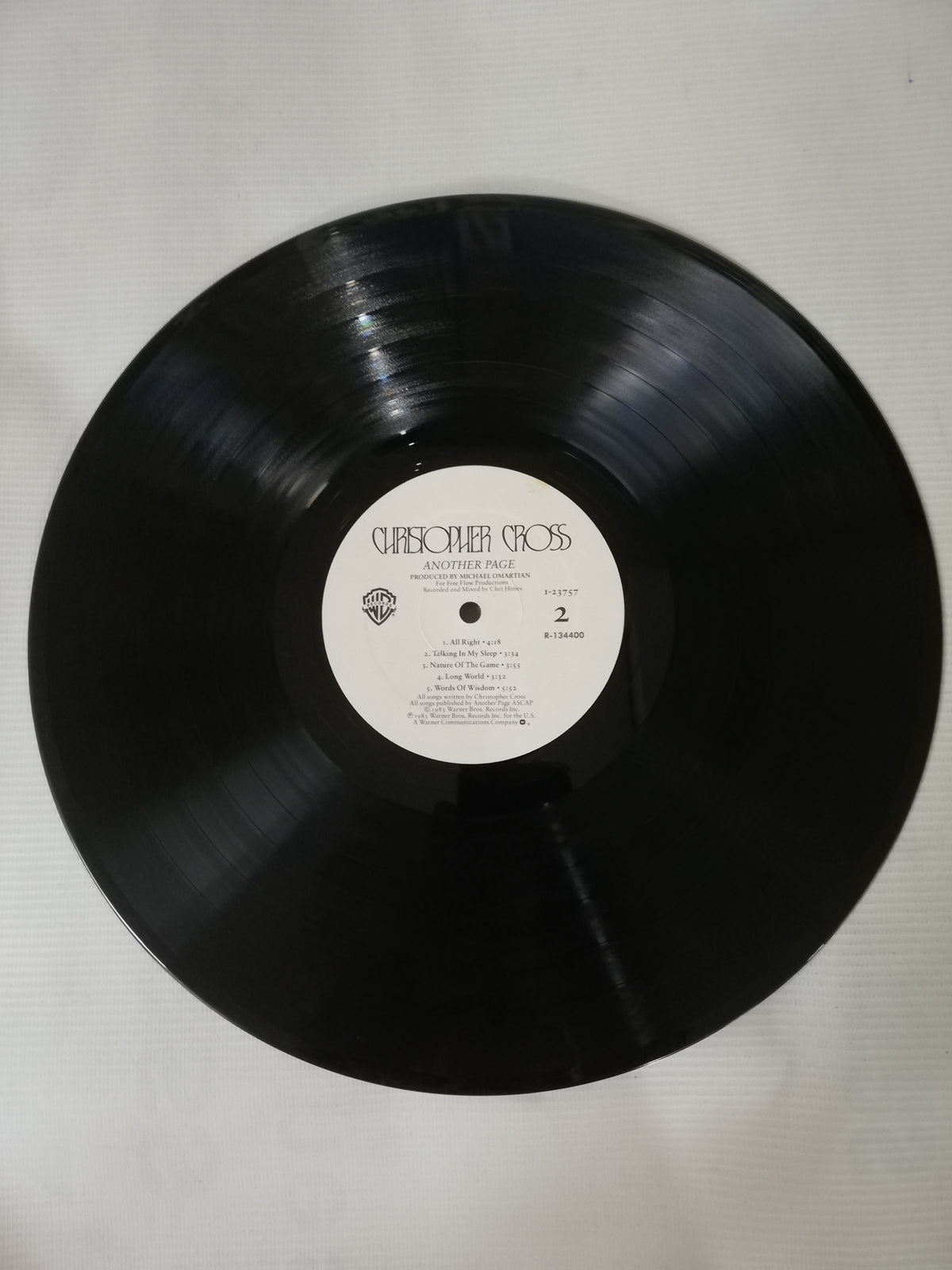 LP CHRISTOPHER CROSS - ANOTHER PAGE