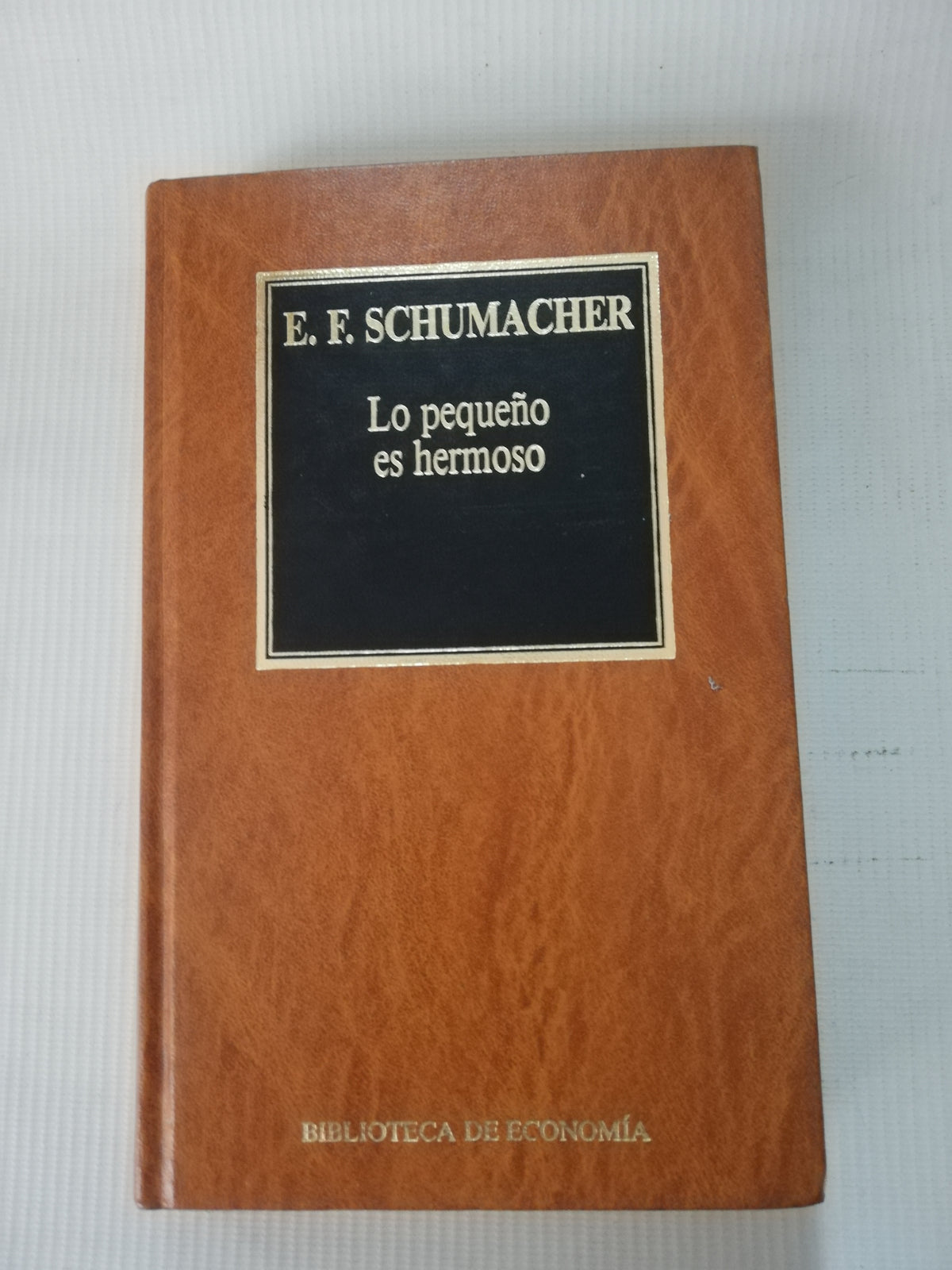 LO PEQUEÑO ES HERMOSO - E. F. SCHUMACHER