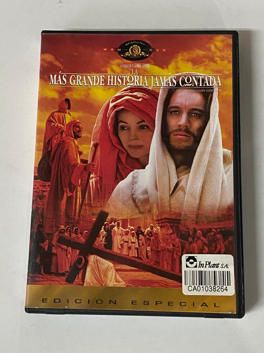 DVD X2 LA MAS GRANDE HISTORIA JAMAS CONTADA- GEORGE STEVENS