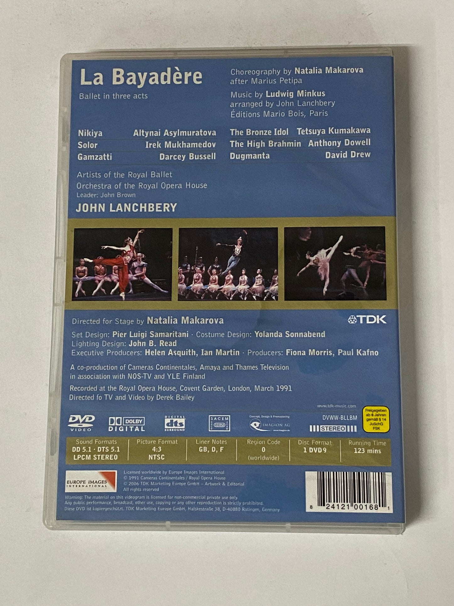 DVD LA BAYADERE- LUDWIG MINKUS