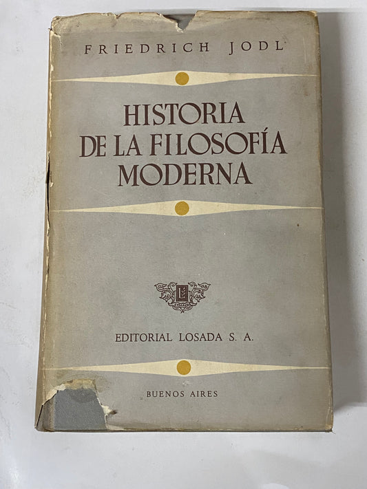 HISTORIA DE LA FILOSOFIA MODERNA- FRIEDRICH JODL