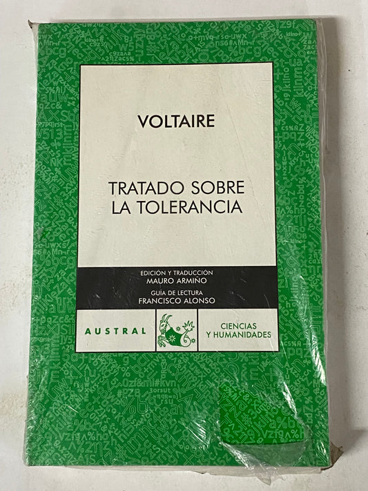 TRATADO SOBRE LA TOLERANCIA- VOLTAIRE