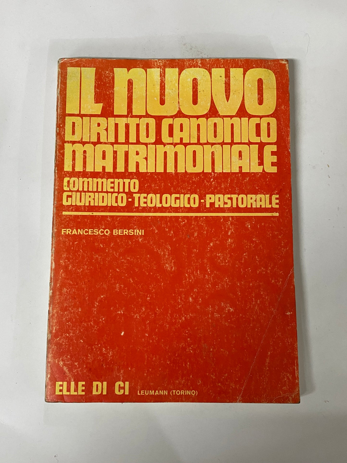 IL NUOVO DIRITO CANONICO MATRIMONIALE- FRANCESCO BERSINI