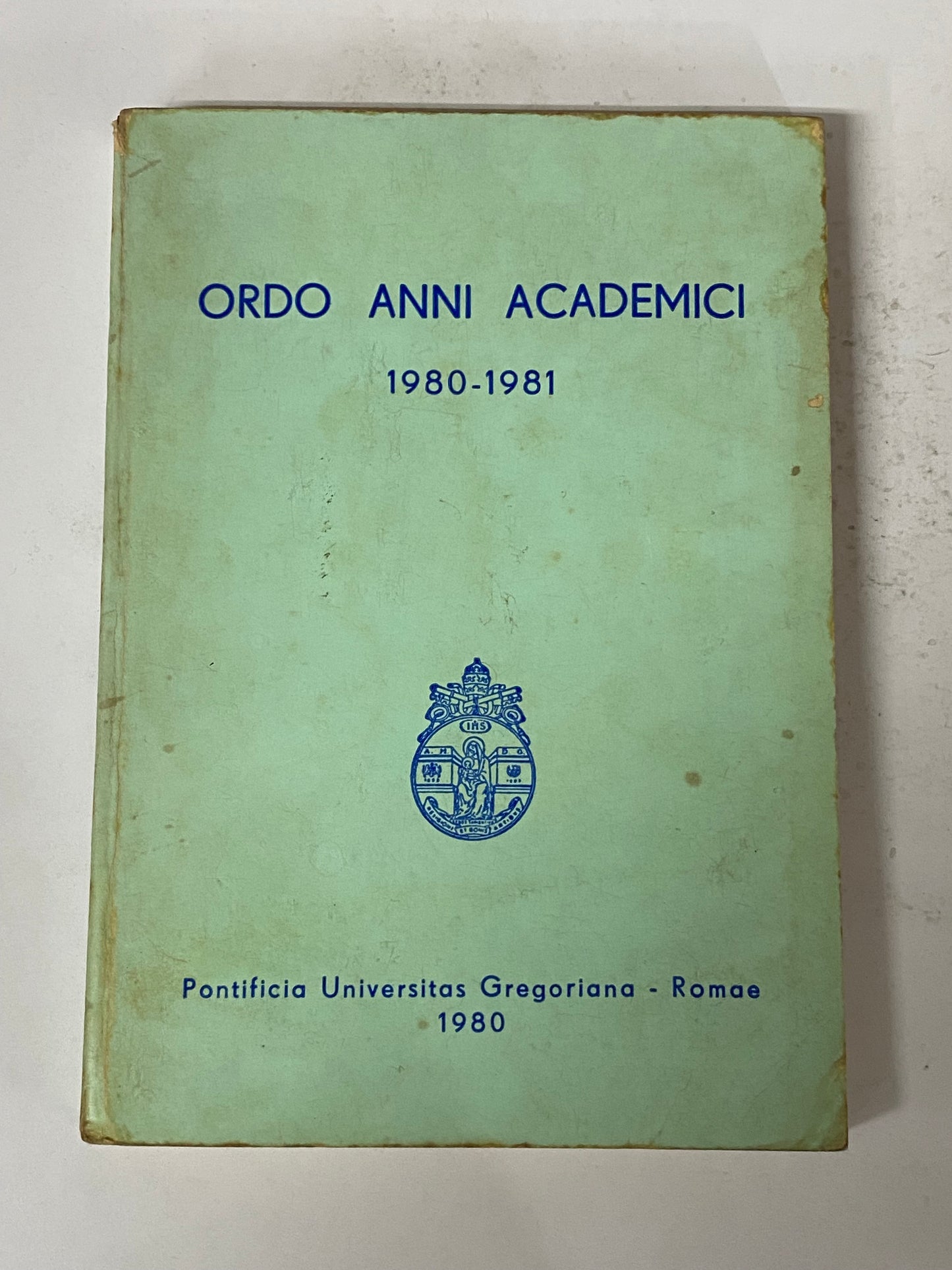 ORDO ANNI ACADEMICI 1980-1981