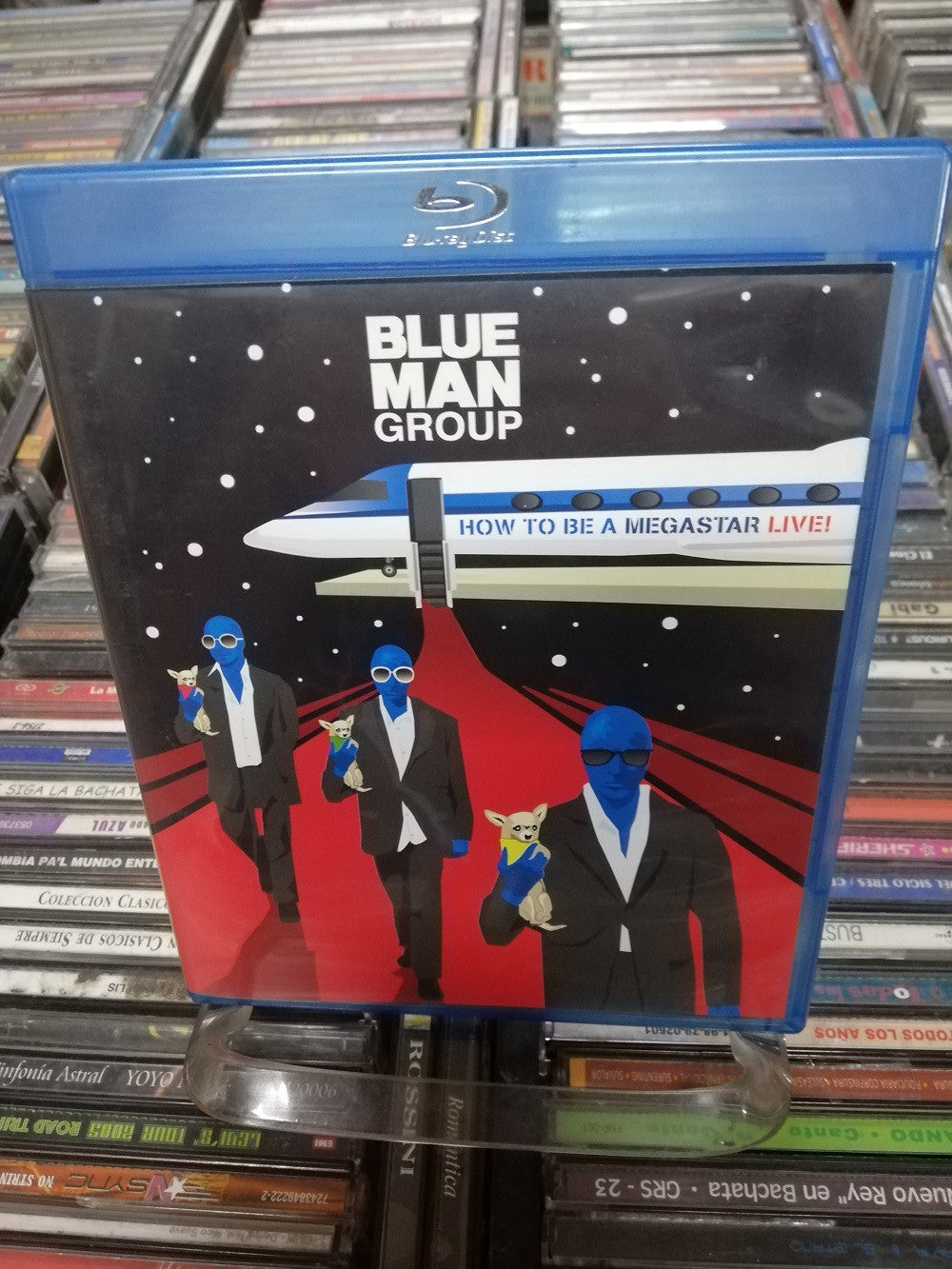 BLU RAY BLUE MAN GROUP - HOW TO BE A MEGASTAR, LIVE!