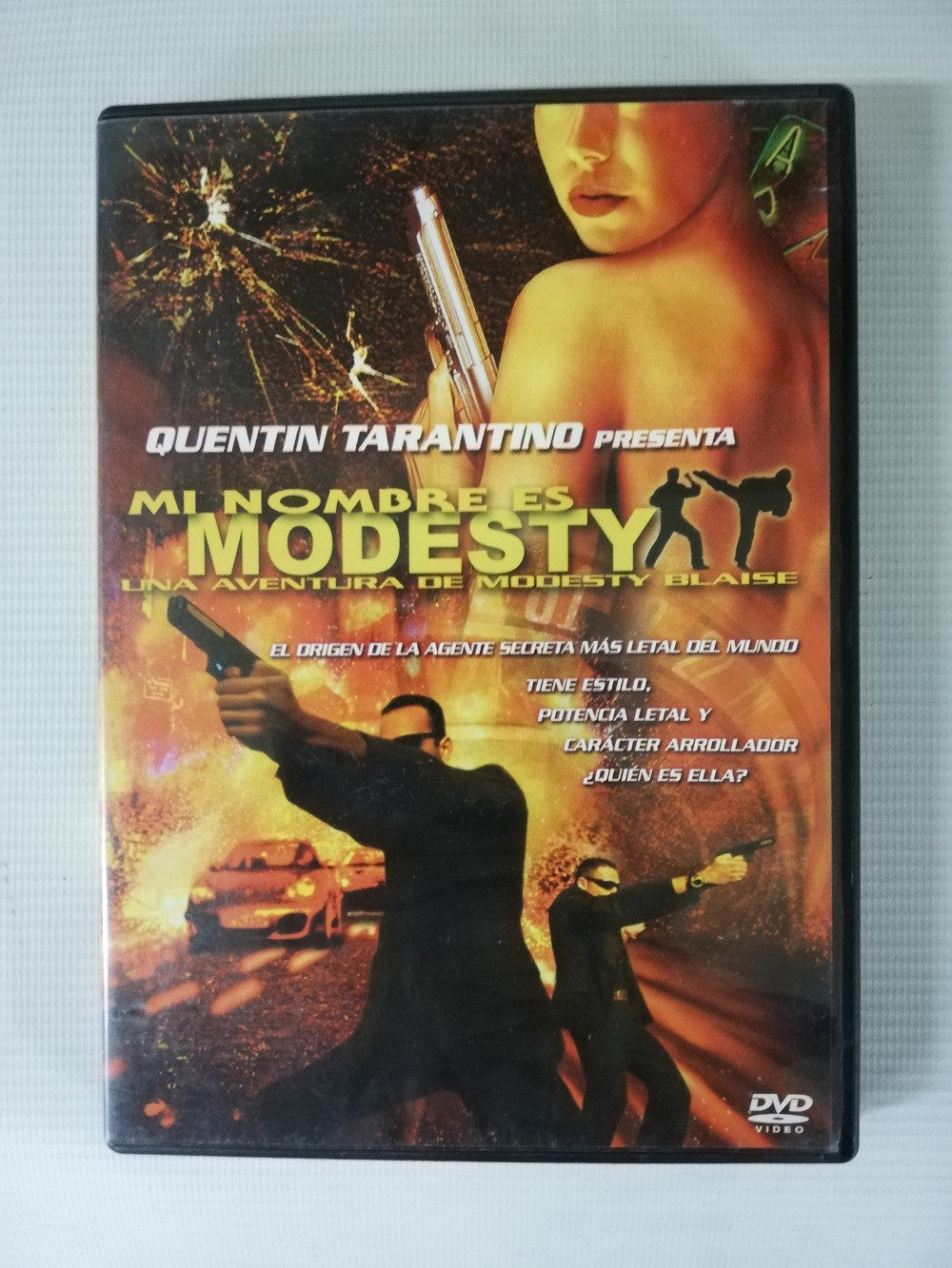 DVD MI NOMBRE ES MODESTY - UNA AVENTURA DE MODESTY BLAISE - PRESENTADA POR QUENTIN TARANTINO