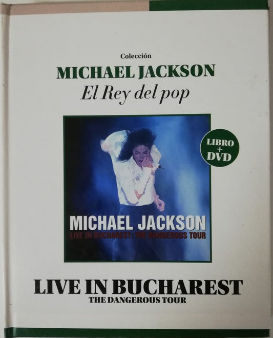 LIBRO + DVD MICHAEL JACKSON - LIVE IN BUCHAREST THE DANGEROUS TOUR